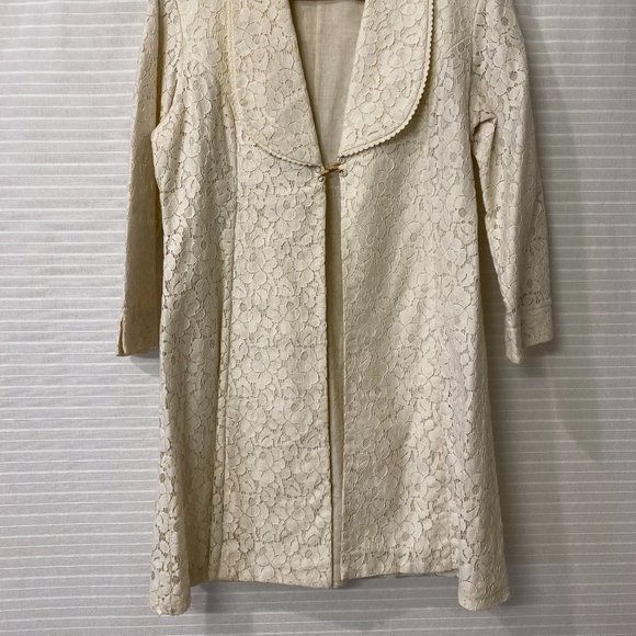 Cream duster jacket - Picture 2 of 5